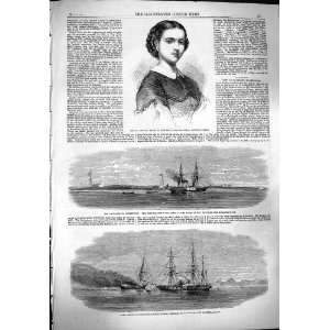  1861 ADELINA PATTI ITALIAN OPERA LIVINGSTONE SHIP SIDON 