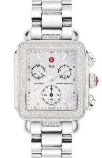 Michele Deco Diamond Bracelet Watch  