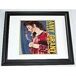 AMY GRANT Autographed HEART IN MOTION Album Cover