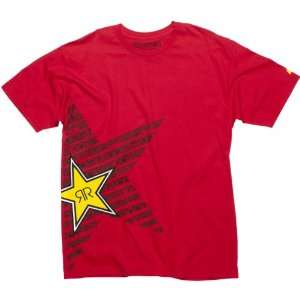   Rockstar Gravity Youth Short Sleeve Casual T Shirt/Tee   Red / Large