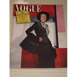  1942 Vogue Magazine: Conde Nast Death   Raoul Dufy   Janet 