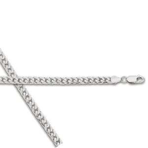  Miami Cuban Link 14K White Gold Chain Necklace, 5.8mm 