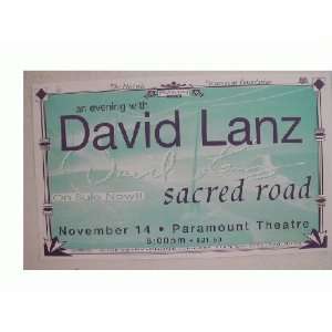  2 David Lanz poster Handbills Paul Speer Hansbill 