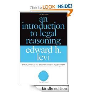   (Phoenix Books in Law) Edward H. Levi  Kindle Store