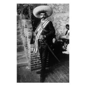  Emiliano Zapata, Mexican Revolutionary Leader Photographic 