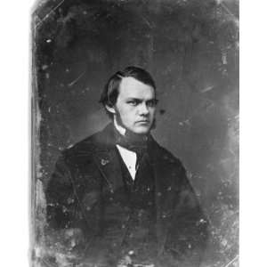 1840s photo Henry J. Raymond, half length portrait, three quarters to 