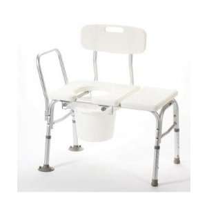  Bathtub Transfer Bench with Cutout and Commode Pail
