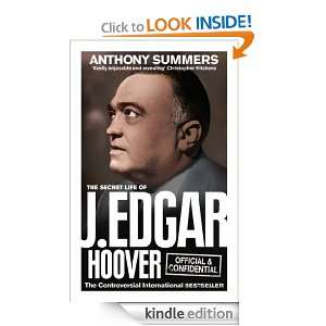   The Secret Life of J Edgar Hoover eBook Anthony Summers Kindle Store