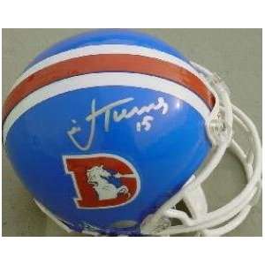 Jim Turner (Denver Broncos) Football Mini Helmet
