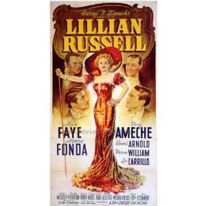 Lillian Russell Poster Movie 27x40