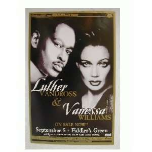 Luther Vandross Vanessa Williams Handbill Poster