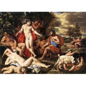 FRAMED oil paintings   Nicolas Poussin   24 x 18 inches   Midas and 