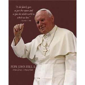  Hot Stuff 3002 16x20 RE Pope John Paul II Waving Poster 