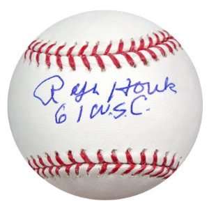 Ralph Houk Autographed MLB Baseball 61 WSC PSA/DNA