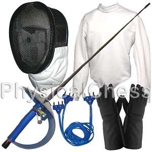 Dagger Fencing Weapon+ Mask + cord+2 Gloves + Jacket  