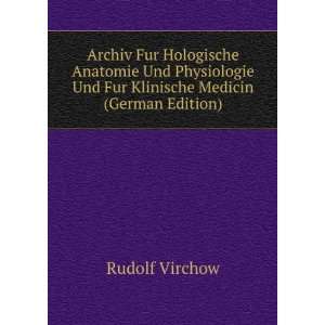   Und Fur Klinische Medicin (German Edition) Rudolf Virchow Books