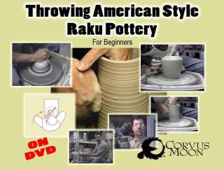 Pottery Wheel Clay Throwing Lessons DVD Video Raku 05  