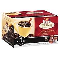 Folgers Gourmet Selections Lively Colombian Keurig K Cups   80 pk 
