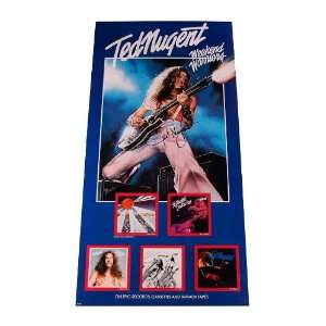 Ted Nugent Autographed 1978 Weekend Warriors Store Display