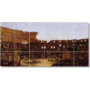 Thomas Cole Historical Kitchen Tile Mural 13  18x36 using (18) 6x6 