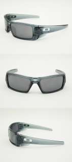 New Mens Oakley Sunglasses GasCan Crystal Black Iridium 03 481  