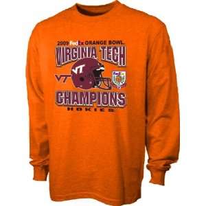  Virginia Tech Hokies Long Sleeve T Shirt Sports 