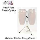 Latin Percussion M290 Matador Double Conga Stand items in 