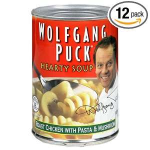 Wolfgang Puck Roasted Chicken with Pasta & Mushrooms Soup, 14.5 Ounce 