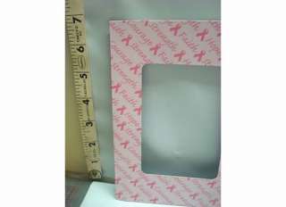   Pink Breast Cancer Awareness Magnetic Photo Picture Frame/Magnet set