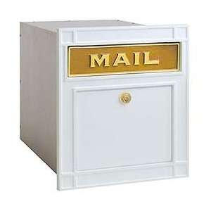  Column Mailbox Locking White Plain Door