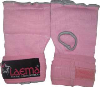 PINK BOXING GLOVE QUICK WRAP MMA GYM MUAY HAND WRAPS  