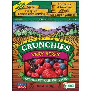  Crunchies   Freeze Dried Fruit Snack Very Berry   1 oz 