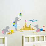 ROBOTS ★ REMOVABLE WALL DECAL PAPER STICKER FOR KIDS  