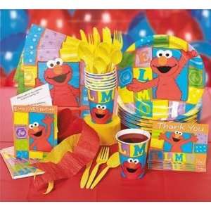  Sesame Street Elmo Complete Party Set for 16 Kids ( Over 