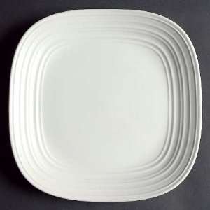   Square White Dinner Plate, Fine China Dinnerware