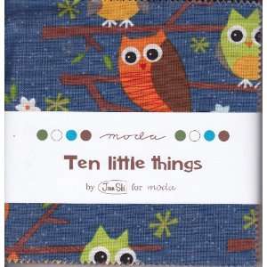  Ten Little Things Charm Pack 30500PP Moda Precuts Arts 