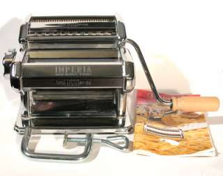 Imperia Pasta Maker Hand Crank Machine SP150 Original Box Manual SP 