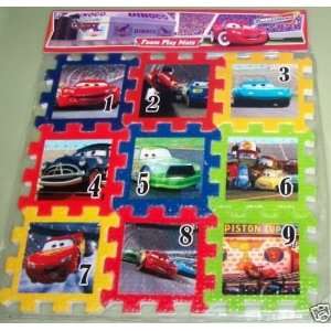  Cars Foam Play Mats 9x9 Puzzle Toys & Games