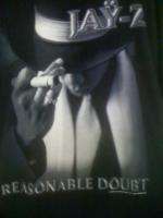 JAY Z REASONABLE DOUBT T SHIRT SIZE SMALL BRAND NEW S  