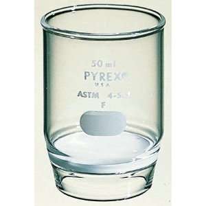  Type Filtering Crucible; High Form; Coarse; 50mL; Fritted Glass Disc