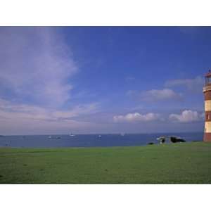  Lighthouse of Plymouth Hoe, Plymouth, England Photographic 