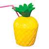Luau Party Plastic Pineapple Cups