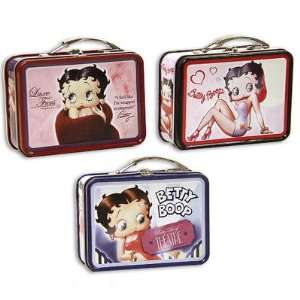  12 Pack Betty Boop Mini Tin Lunch Boxes 