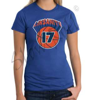   Ladies Baby T Shirt Jeremy Lin New York Knicks 17 Basketball  