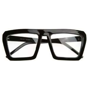   Frame Wayfarers Style Eyewear Clear Lens Glasses
