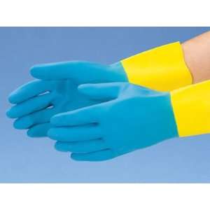   Coated Latex Chemical Resistant Gloves   Large