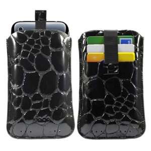  Gogo iPhone 3G / 3GS ID CreditCard Leather Case (BLACK 