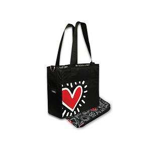  Grande Diaper Bag and Clutch Set in Keith Haring Heart 