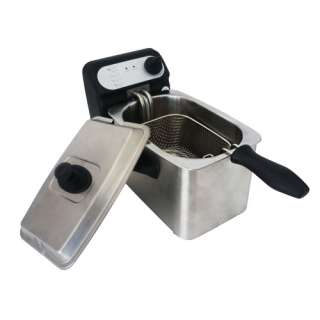 Rongsheng Mini 1.5/2.0L 1000W Electric Deep Fryer Fully Stainless 