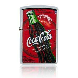 Brand New High Quality Coca Cola Coke Flip Top Metal Lighter  